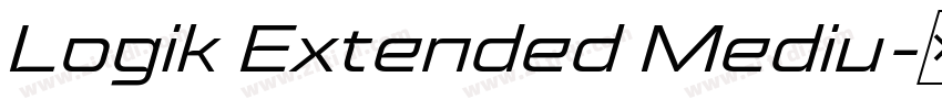 Logik Extended Mediu字体转换